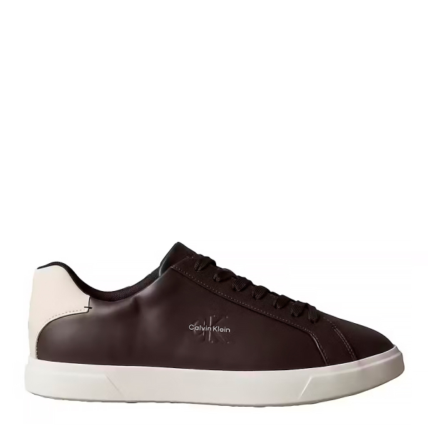 Calvin Klein Baskets en cuir avec logo distinctif - 40 Brun- Ref 90 €